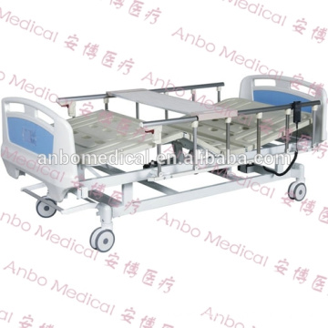 Two Function Hôpital Medical Medical ICU Bed avec tête de lit en ABS